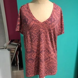 Women's V-neck Tee, Mossimo, Size XL
